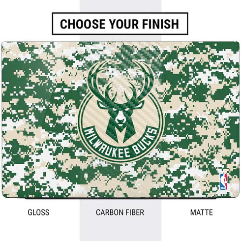 NBA Milwaukee Bucks Camo Digi Dell Vostro Skin